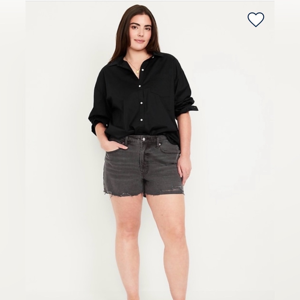 Old Navy Black Jean Shorts